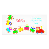 Happy Kids Train Werbekarte (Vorne)