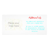 Happy Kids Train Werbekarte (Hinten)