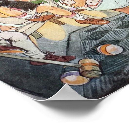 Happy Kinderzimmer Scene Poster (Ecke)