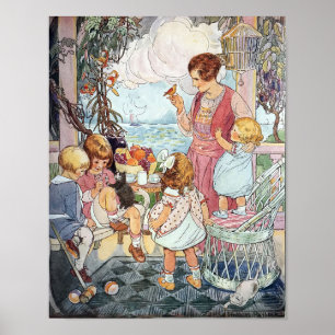 Happy Kinderzimmer Scene Poster