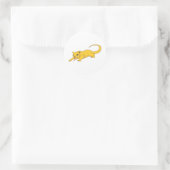 Happy Kinkajou Runder Aufkleber (Tasche)