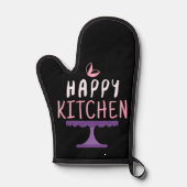 Happy Kitchen Ofenhandschuh (Vorderseite)