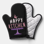 Happy Kitchen Ofenhandschuh (Vorderseite/Rückseite)