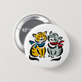 Happy Kittens Button (Vorne & Hinten)
