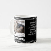 Happy Kitty Cat Personalisiertes Foto Kaffeetasse (Vorderseite Links)