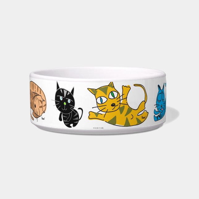 Happy Kitty Cat Pet Bowls Napf (Vorderseite)