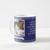Happy Kitty Foto Navy Name Kaffeetasse (Vorderseite Links)