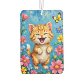 Happy Kitty Garden Autolufterfrischer (Rückseite)