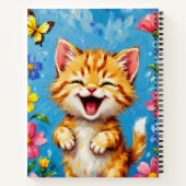 Happy Kitty Garden Notizblock (Rückseite)