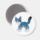 HAPPY KITTY MAGNET (Vorderseite/Rückseite)