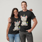 Happy Kitty Pixel Rainbow Cat Unicorn T-Shirt (Unisex)