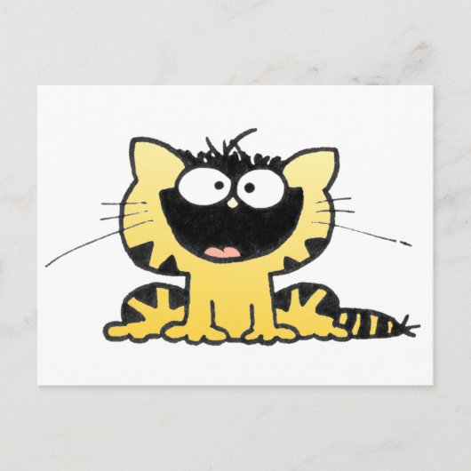 Happy-Kitty Postkarte (Vorderseite)