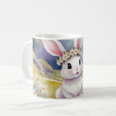 Happy kleinen Hase 2, Ostern Kaffeetasse (Vorderseite Links)