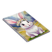 Happy kleinen Hase 2, Ostern Notizblock (Rechte Seite)