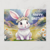 Happy kleinen Hase 2, Ostern Postkarte (Vorderseite)