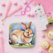 Happy kleinen Kaninchen 2, Ostern Pappteller (Party)