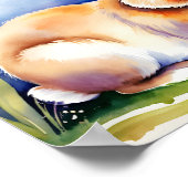 Happy kleinen Kaninchen 2, Ostern Poster (Ecke)