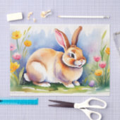 Happy kleinen Kaninchen 2, Ostern Seidenpapier (Handwerk)