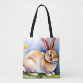 Happy kleinen Kaninchen 2, Ostern Tasche (Vorderseite)