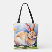 Happy kleinen Kaninchen 2, Ostern Tasche (Rückseite)