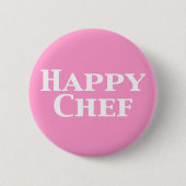 Happy Koch Geschenke Button (Vorderseite)