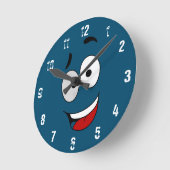 Happy Kook Art Clock - Wall Clock Runde Wanduhr (Winkel)
