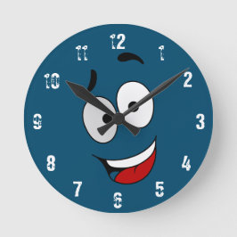 Happy Kook Art Clock - Wall Clock Runde Wanduhr