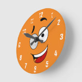Happy Kook Art Clock - Wall Clock Runde Wanduhr (Winkel)