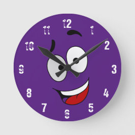 Happy Kook Art Clock - Wall Clock Runde Wanduhr