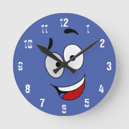 Happy Kook Art Clock - Wall Clock Runde Wanduhr