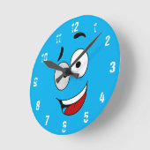 Happy Kook Art Clock - Wall Clock Runde Wanduhr (Winkel)