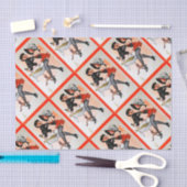 Happy Krampus mit Temptress Vintage Weihnachten Seidenpapier (Handwerk)