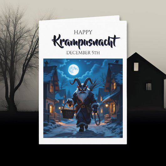 Happy Krampusnacht - December 5th Karte
