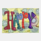 Happy Küchentuch (Horizontal)