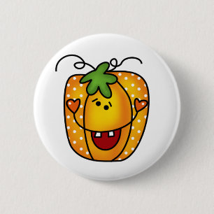 Happy Kürbislaterne Button