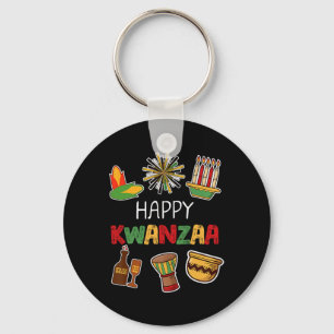 Happy Kwanzaa African American Holiday Schlüsselanhänger