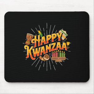 Happy Kwanzaa - Afrikanisches Festival des amerika Mousepad