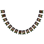 HAPPY KWANZAA American USA Flag Wimpelkette (Alle)