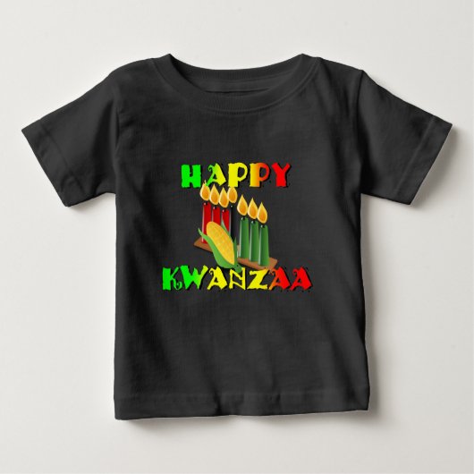 HAPPY KWANZAA BABY T-SHIRT (Vorderseite)