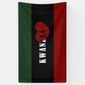 Happy Kwanzaa Banner (Vertikal)