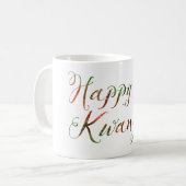 Happy Kwanzaa Bokeh Umoja Kaffeetasse (Vorderseite Links)