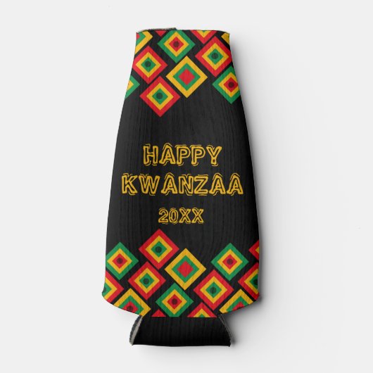 Happy KWANZAA Can Cooler Flaschenkühler (Vorderseite)
