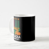 Happy Kwanzaa Candles Africa Holiday African Ameri Kaffeetasse (Vorderseite Links)