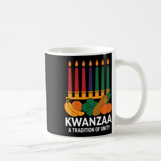 Happy Kwanzaa Candles Africa Holiday African Ameri Kaffeetasse (Rechts)