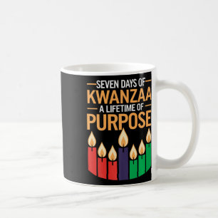 Happy Kwanzaa Candles Africa Holiday African Ameri Kaffeetasse