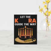 Happy Kwanzaa Candles Africa Holiday African Ameri Karte (Gelbe Blume)