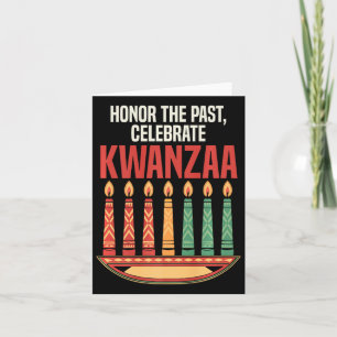Happy Kwanzaa Candles Africa Holiday African Ameri Karte