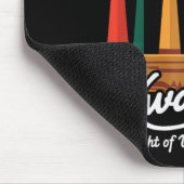 Happy Kwanzaa Candles Africa Holiday African Ameri Mousepad (Ecke)
