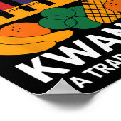 Happy Kwanzaa Candles Africa Holiday African Ameri Poster (Ecke)