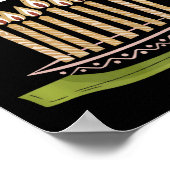 Happy Kwanzaa Candles Africa Holiday African Ameri Poster (Ecke)